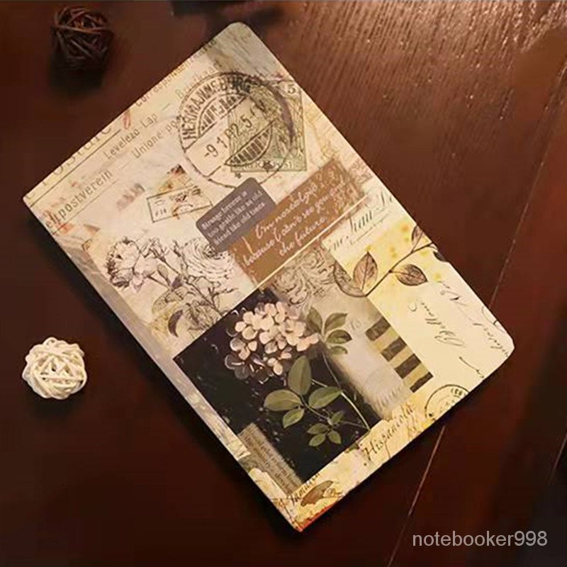 (Onhand)notebook Vintage Retro Antique Stationary Journal Notebook ...
