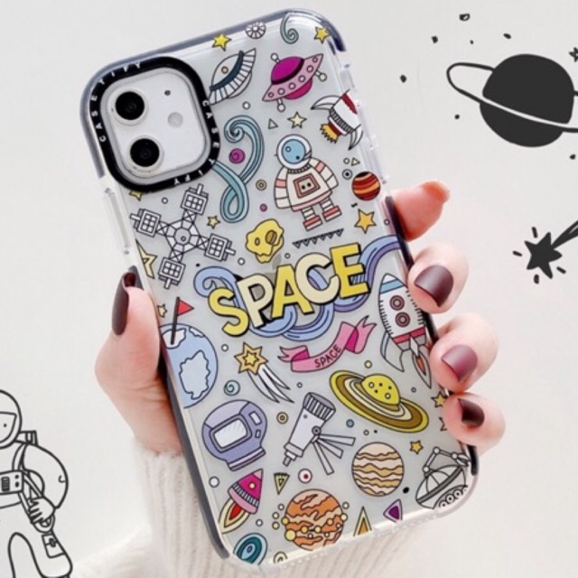 Space Design Clear Case for iPhone 7 8 Shopee Philippines