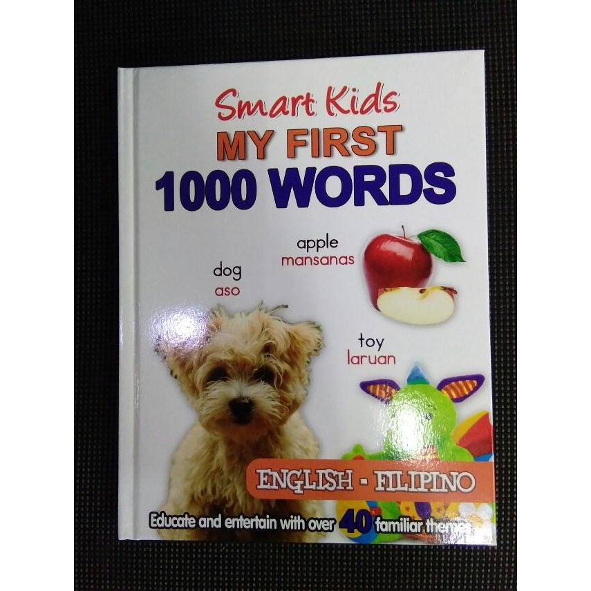 SMART KIDS MY FIRST 1000 WORDS(English-Filipino) | Shopee Philippines