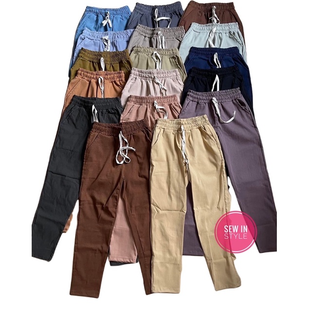 CANDY TROUSER PANTS DRAWSTRING (UNISEX) | Shopee Philippines