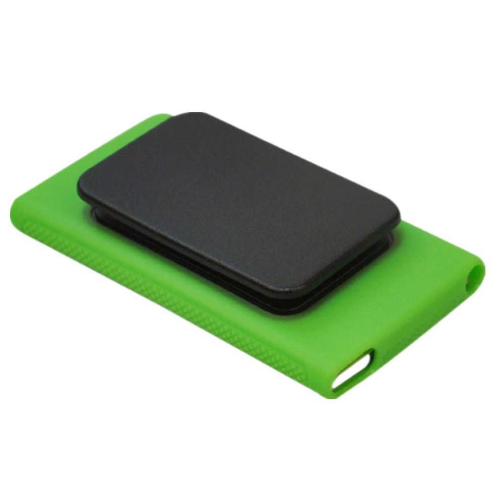 New For iPod Nano 7G 7th Belt Clip TPU Rubber Gel Soft Skin Case