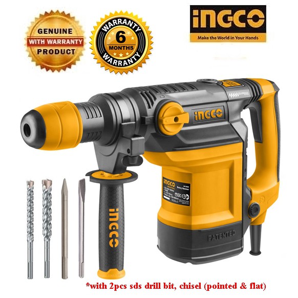 INGCO RH120068 Original SDS Max Rotary Hammer Drill 1200W | Shopee ...