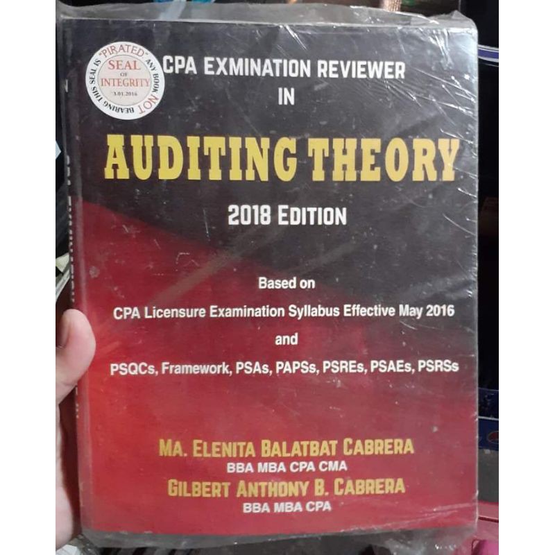Auditing Theory Cabrera Book Pdf – BTQPQV