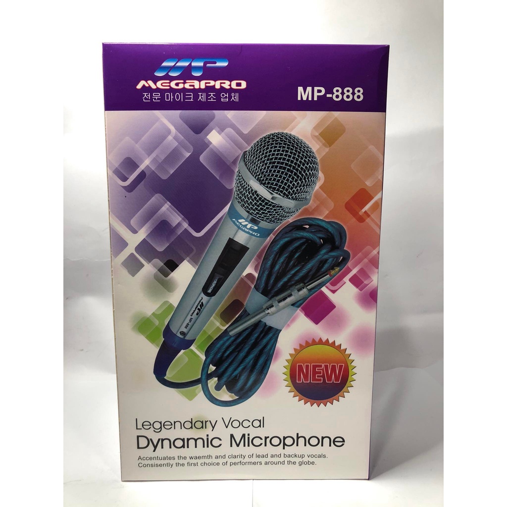 100 Original MEGAPRO MP888 Wired Legendary Vocal Dynamic Microphone