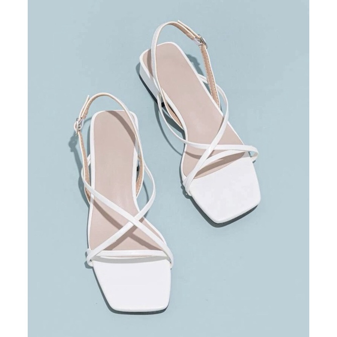 Mavy Sandals ( 1 inch Heels) | Shopee Philippines