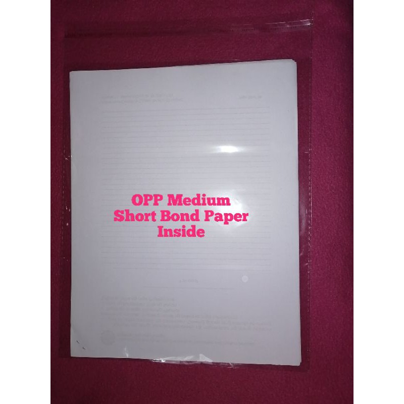 Opp Adhesive Clear Plastic 50s 100s Shopee Philippines