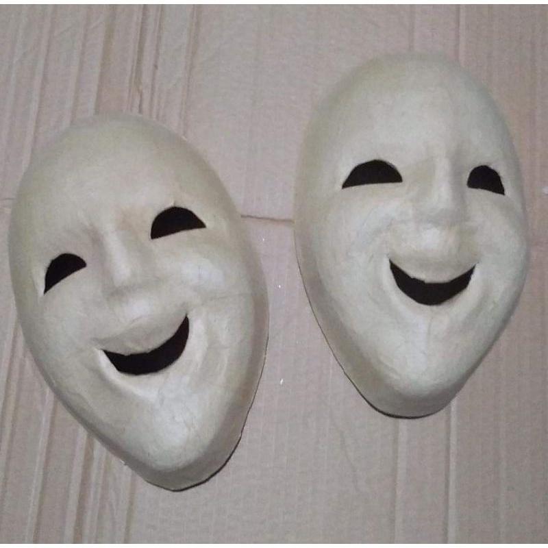 paper mache smile face Maskara | Shopee Philippines