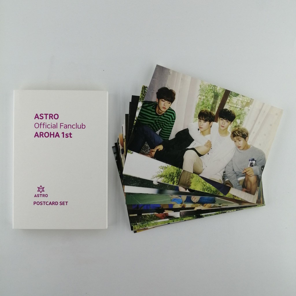 ASTRO Official Fanclub AROHA 1st - UNIT Postcard Post Card