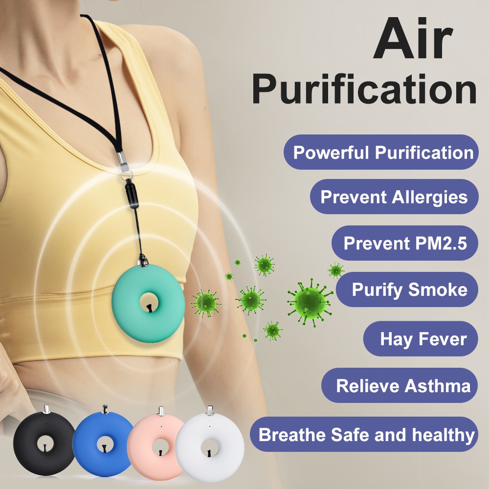 Wearable air purifier necklace benefits discount