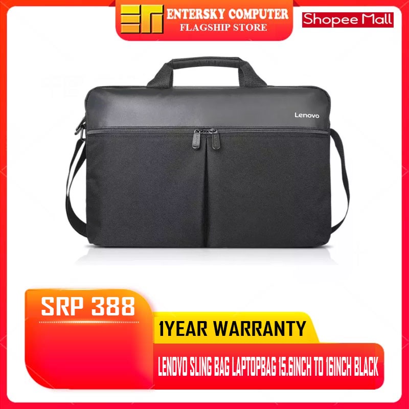 Original LENOVO Sling Bag Laptopbag 15.6inch to 16 inch Black SIMPLE