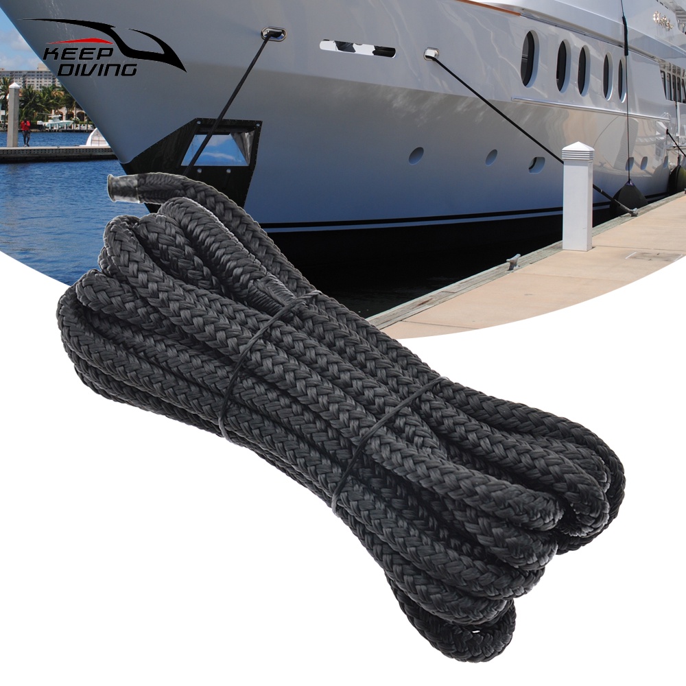 Double Braid Dock Ropes For Boats Nylon Docking Lines Mooring boat Rope