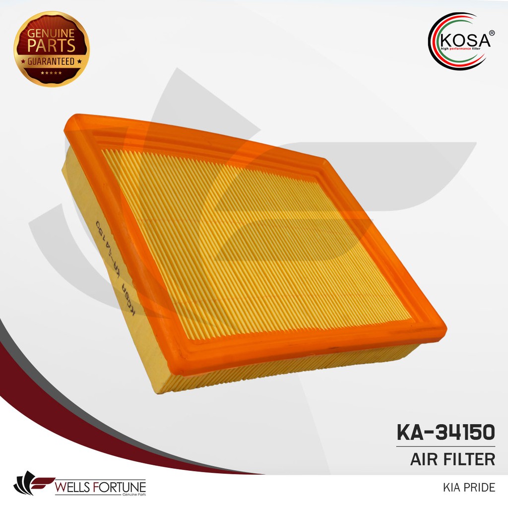 KIA PRIDE KK150-13-200 KOSA CAR AIR FILTER KA-34150 (1 PC) | Shopee ...