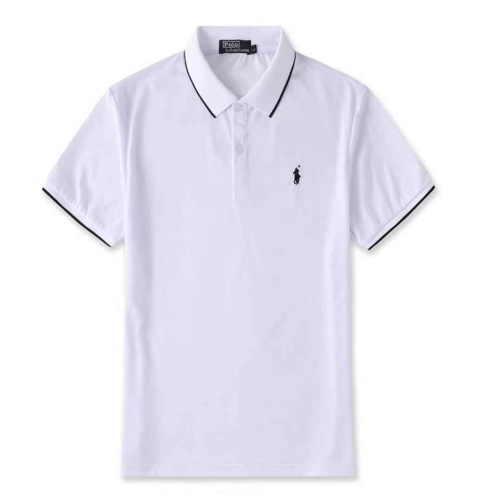 Polo Shirt For Man #9010 Men's casual business polo shirt lapel short ...