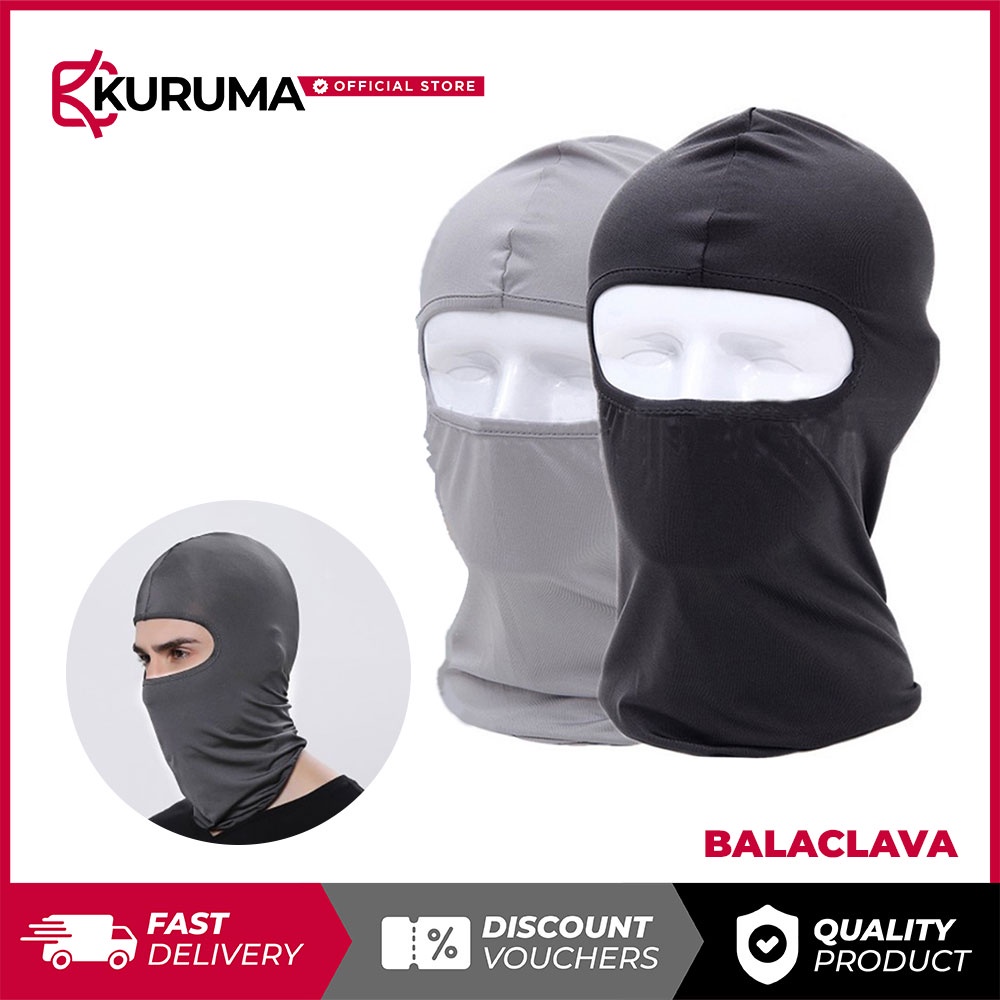 KURUMA Balaclava Full Face Cover Mask Hat Outdoor Motorcycle Sun