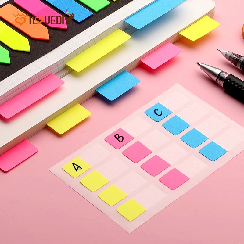 120 Sheets Transparent Writable Classification Label Sticker/Waterproof ...