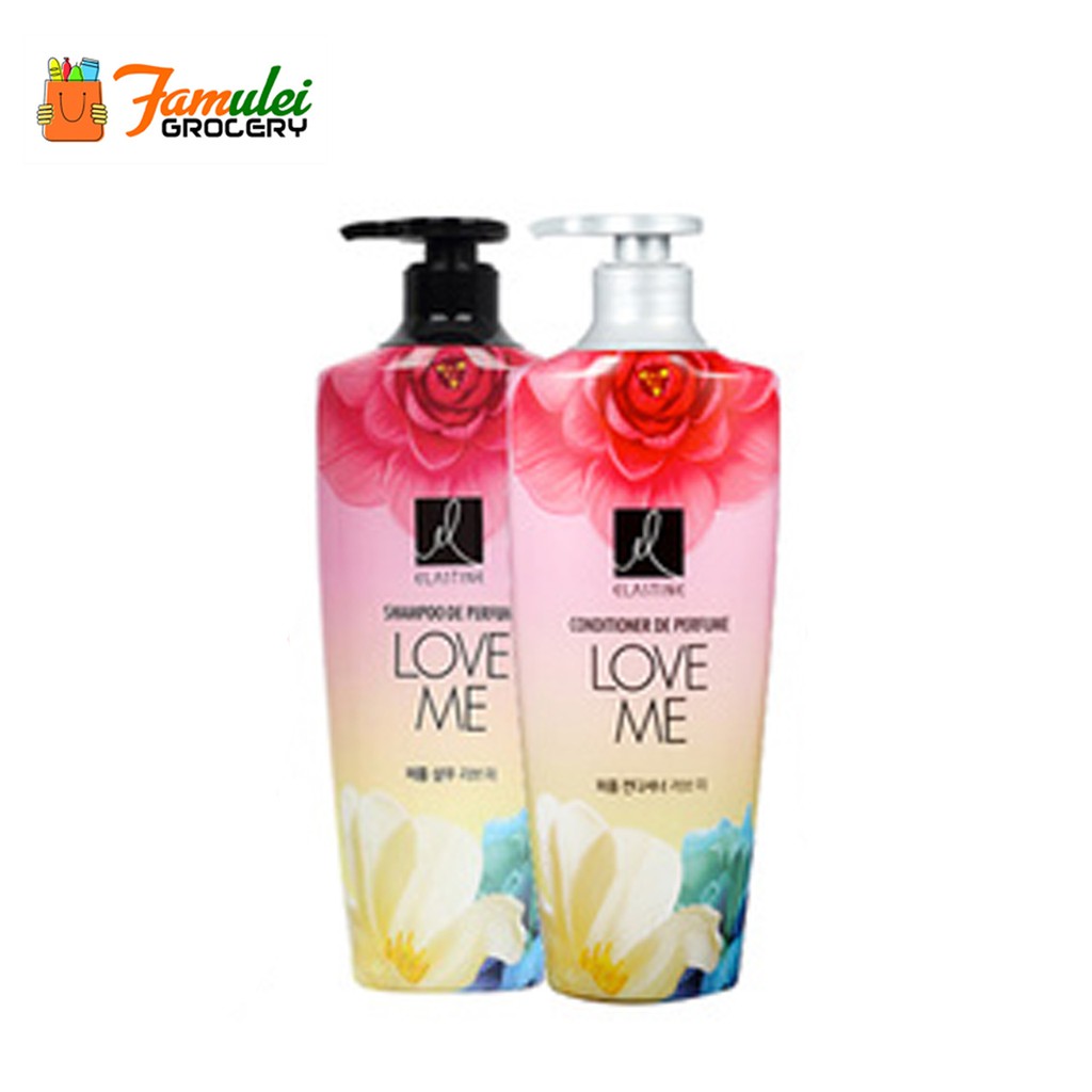 Elastine Perfume Love Me Conditioner/Shampoo 600ml | Shopee Philippines