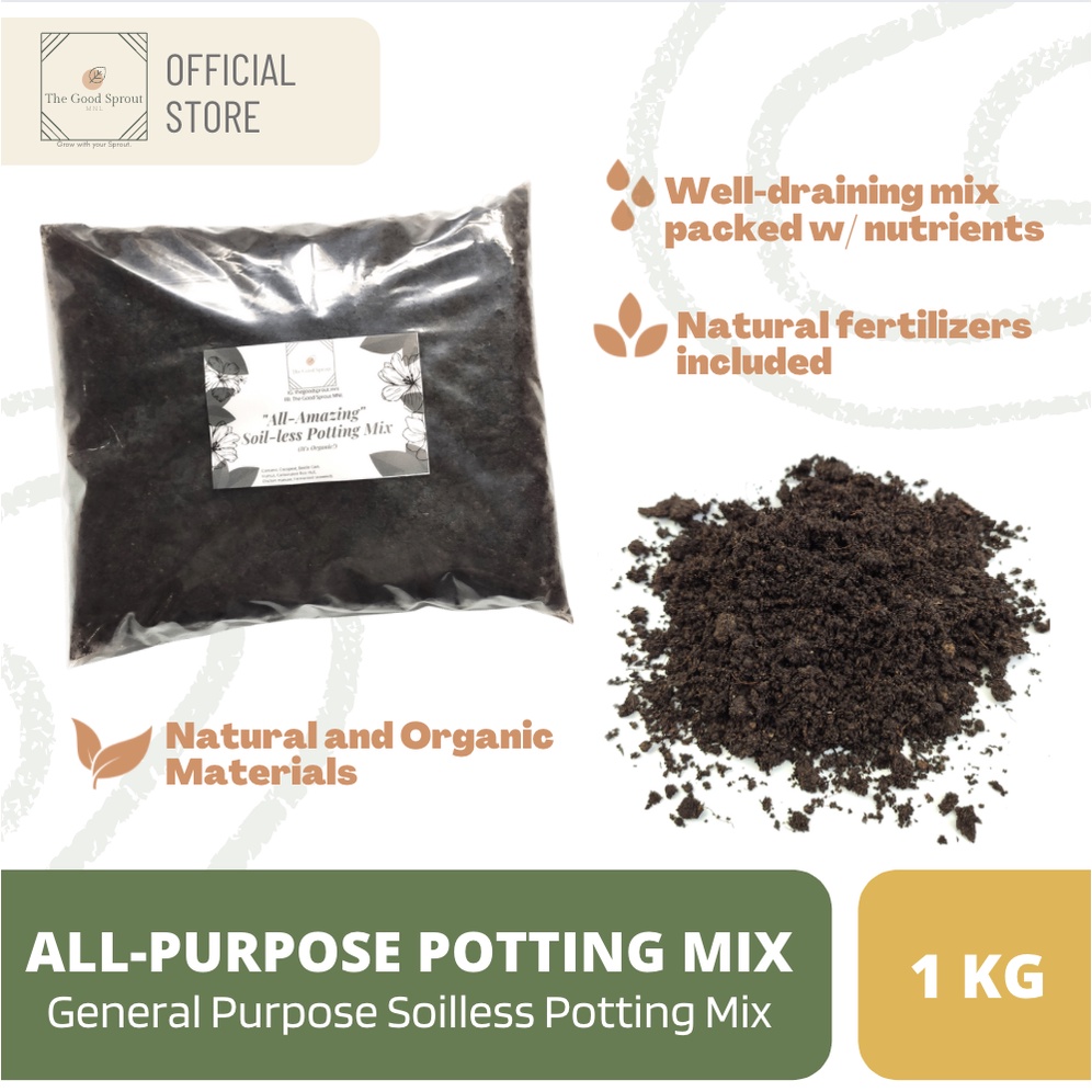 AllPurpose Soilless Potting Mix 1KG Pack Shopee Philippines