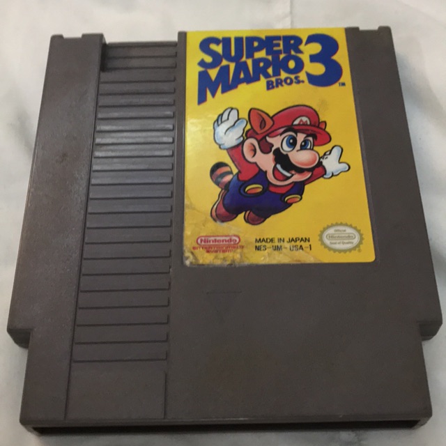 Super mario deals 3 nes cartridge