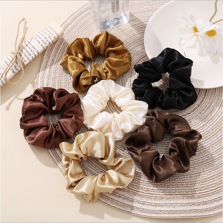 High-grade Silk Hair Tie High Elastic Hair Rope Woman Hair Accessories ...