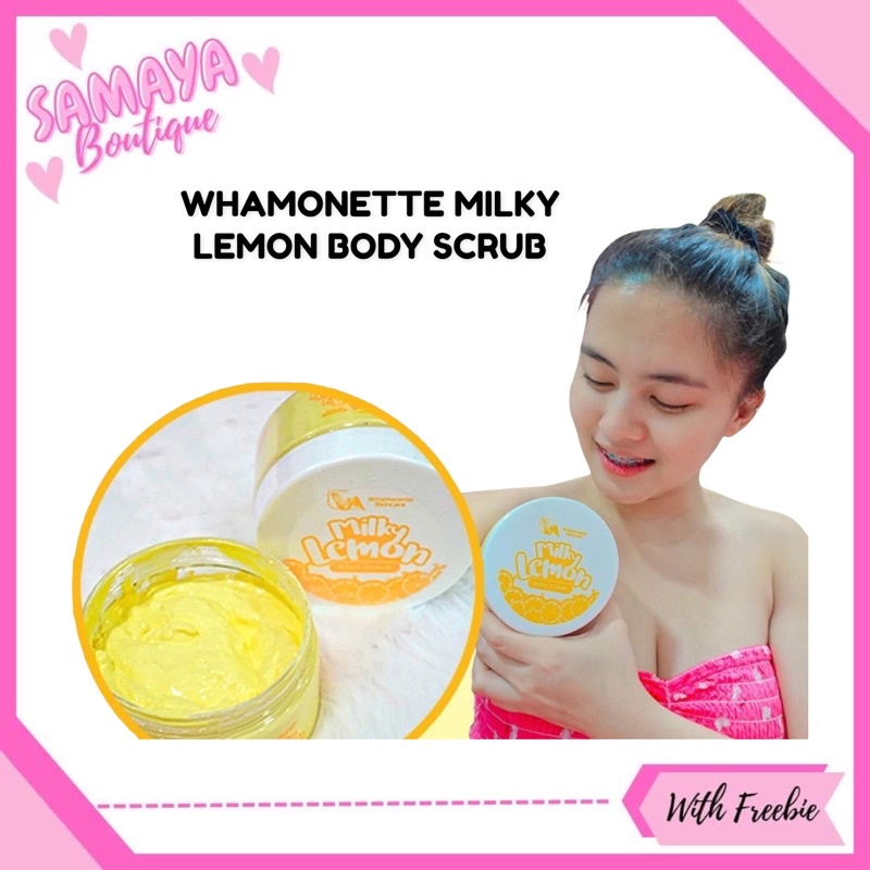 Whamonette Milky Lemon Body Scrub x
