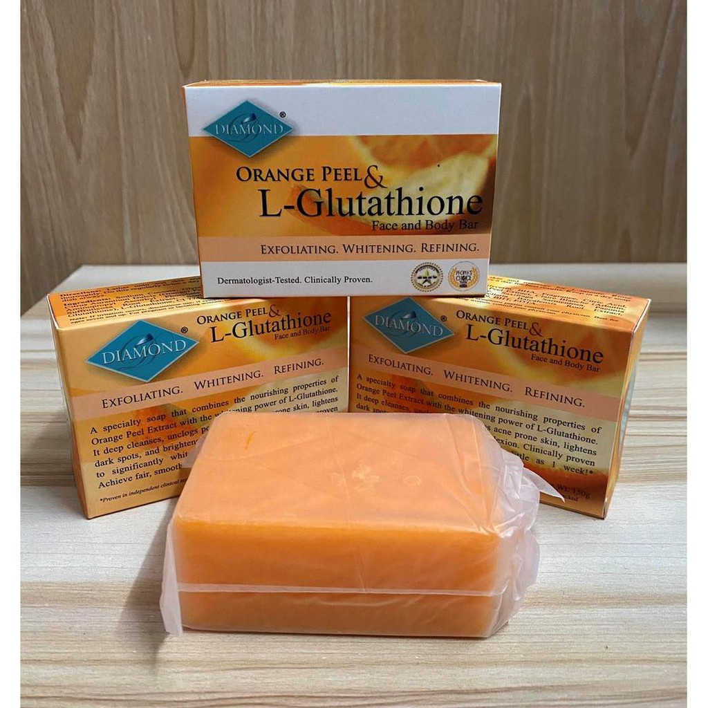 Diamond Orange Peel & L-Glutathione Soap 150g