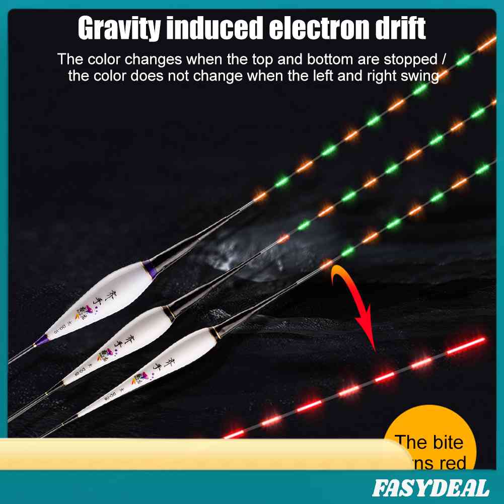 FASYDEAL Electric Fishing Float Luminous Color Changing Fish Stick ...