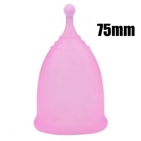 Menstrual Reusable Period Cup Flat Tip Women Feminine Good Hygiene Soft 