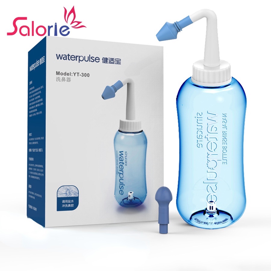 Salorie Waterpulse Wash Nasal Nose Bottle 250 300 500ml Nasal 