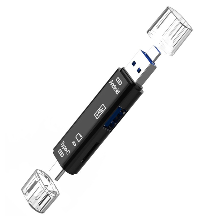 Micro SD USB Card Reader, 4in1 Type C / USB A to SD / Micro SD / SDXC