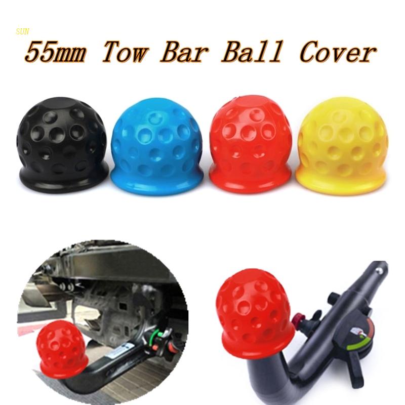 SUN 50mm Car Tow Bar Ball Cover Cap Towing Hitch Caravan Trailer ...
