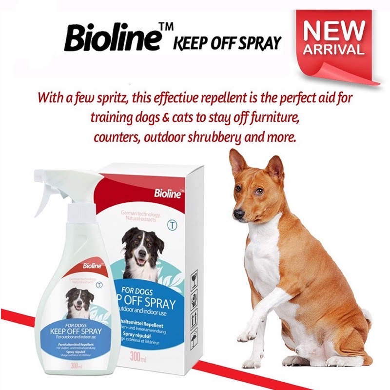 Bioline Keep Off Spray for dogs 300ml Shopee Philippines