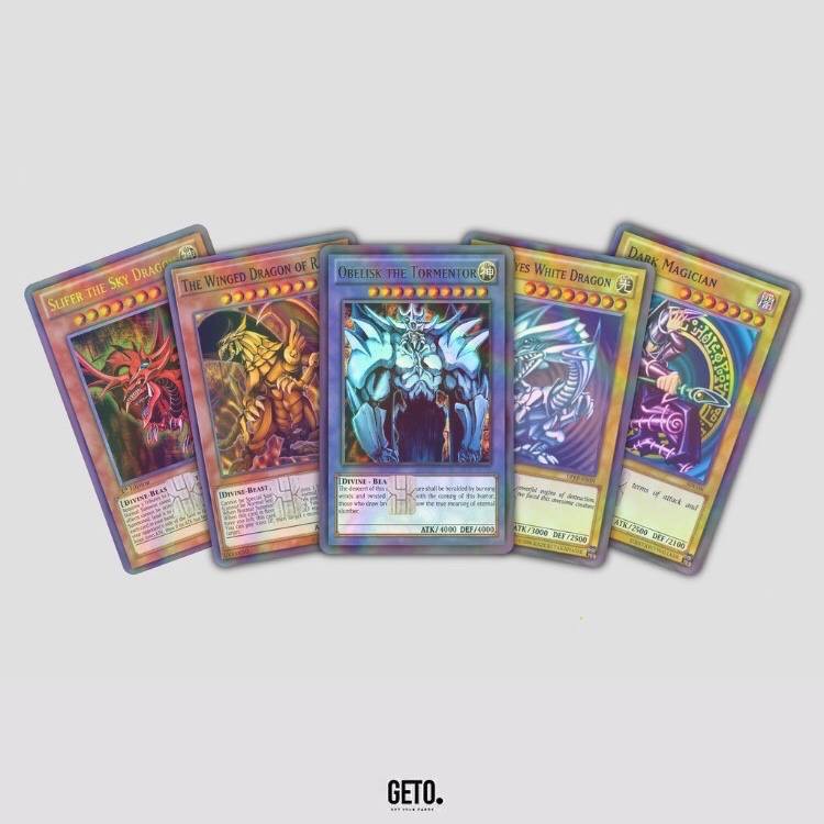 GETO CARDS YU-GI OH SKIN CARD STICKER YU-GI OH EDITION WITH HOLOGRAM YU ...