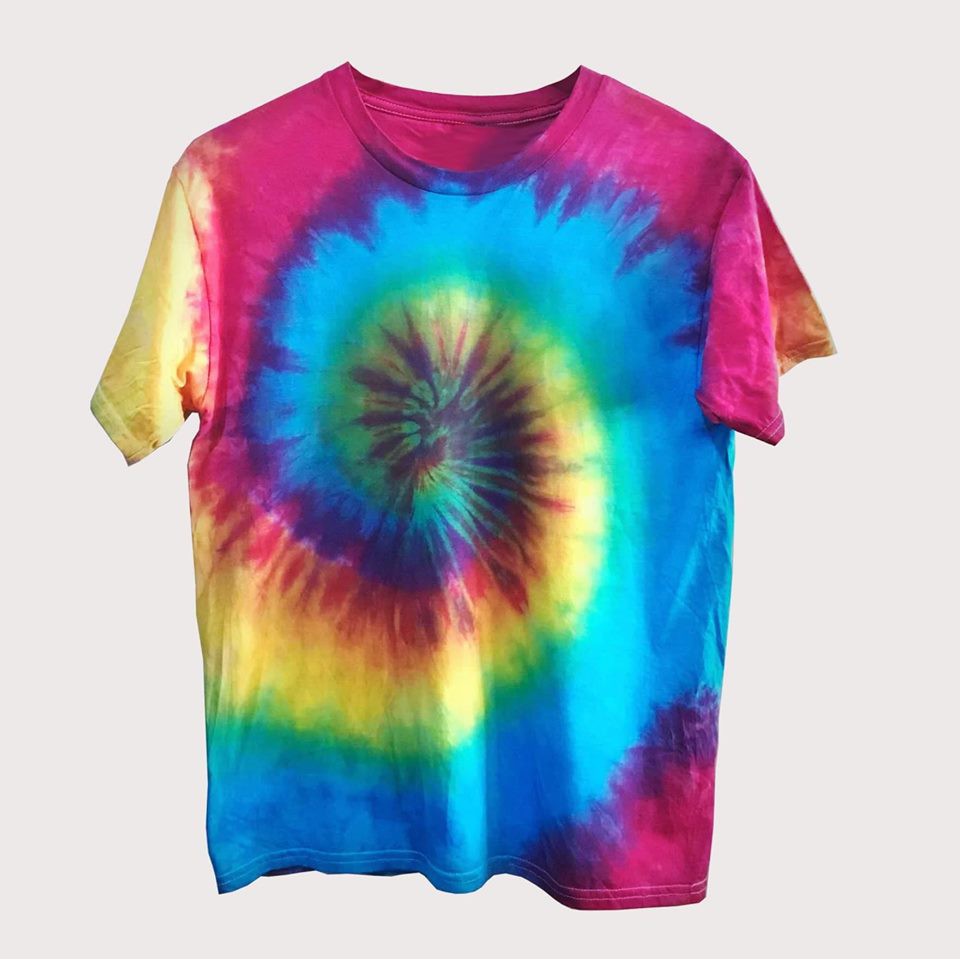 Unisex Rainbow Swirl Tie Dye Shirt By Magaion Shopee Philippines 