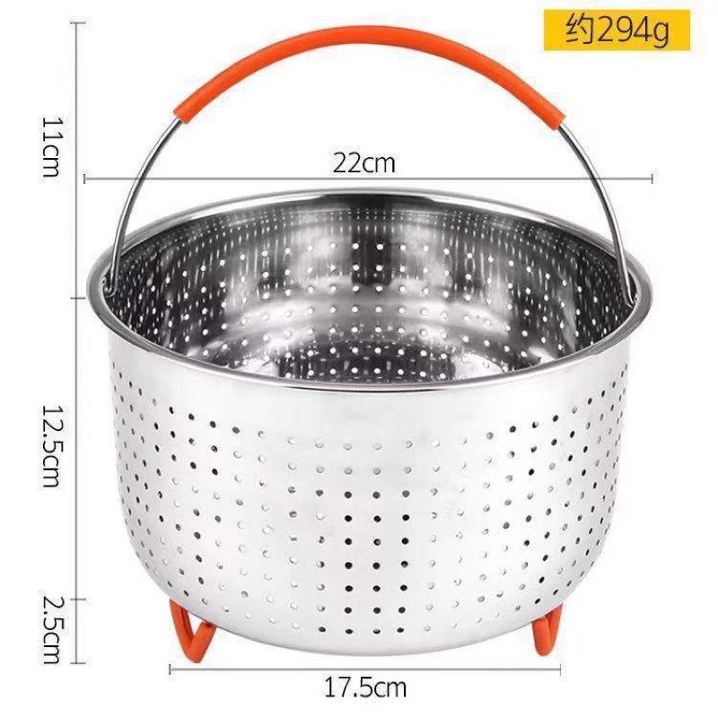 Multifunctional Steam Basket Rice Cooker with Silicone Handle Fruit ...