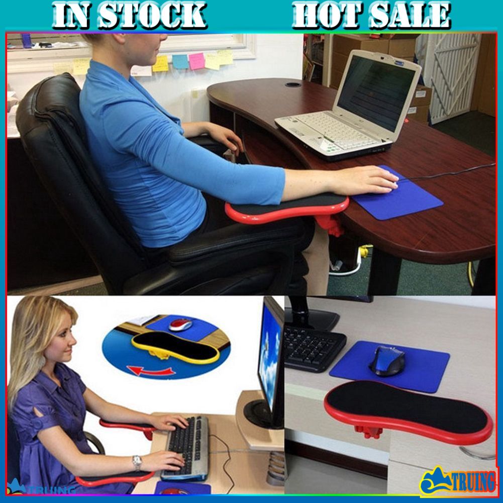 Hand Shoulder Protect armrest Pad Desk Attachable Computer Table Arm ...