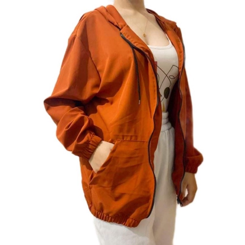 Unisex Taslan windbreakers jacket with Hood zip Shopee Philippines
