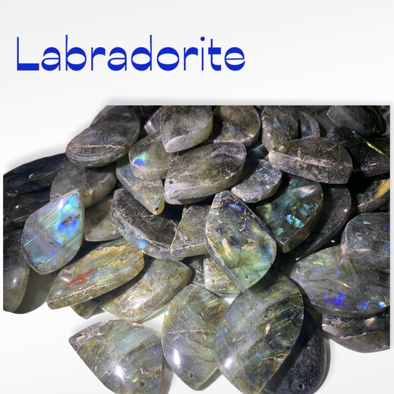 High Quality Labrodorite Pendant Free form with holes | Shopee Philippines