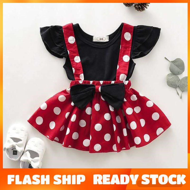 Minnie mouse cheap suspender skirt