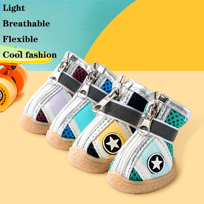 Small dog shoes anti slip breathable soft bottom wearresistantfor dog
