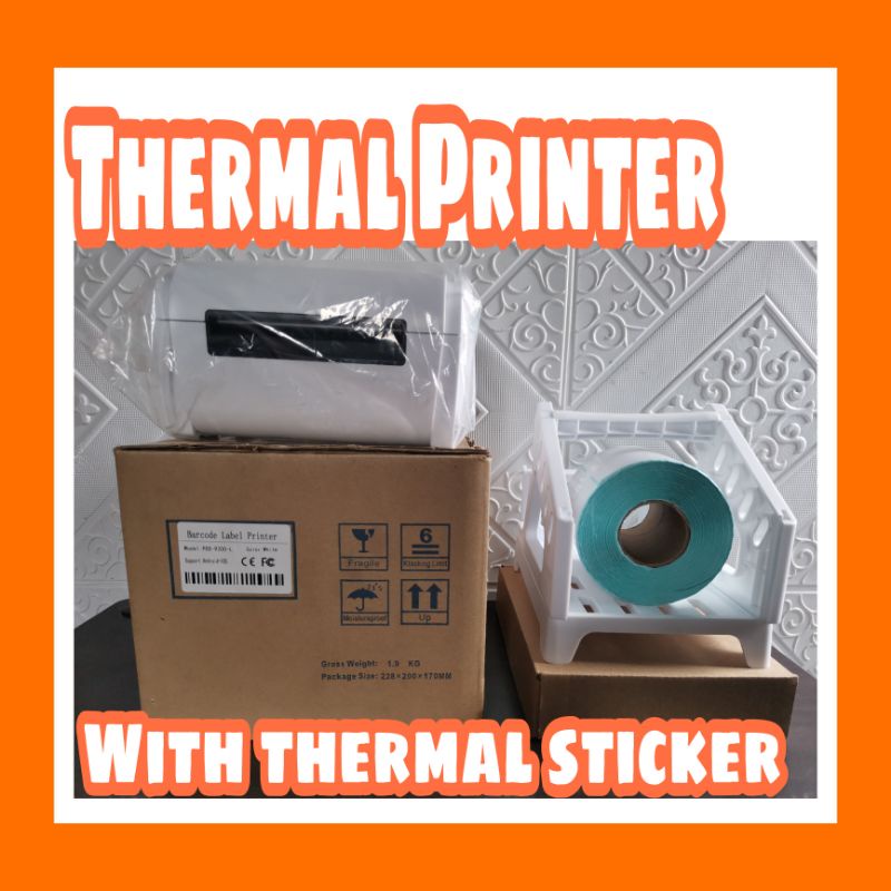 POS9200L LABEL PRINTER WITH FREE STICKER PAPER ROLL Shopee Philippines