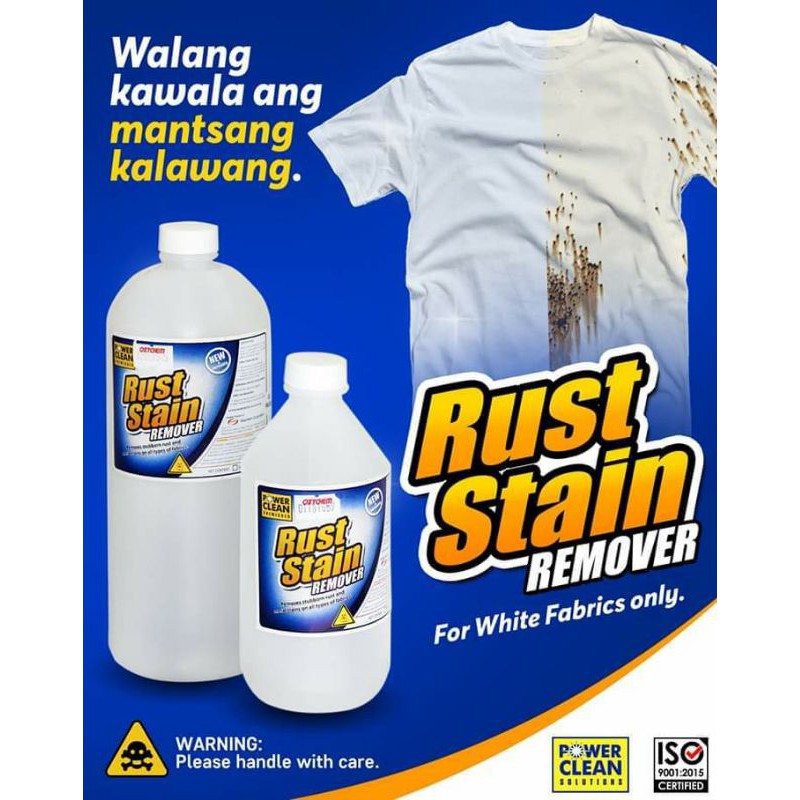 Rust and Stain Remover 1 Liter I POWERCLEAN Shopee Philippines