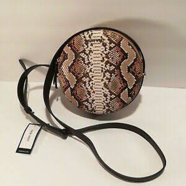 Snakeskin discount circle bag