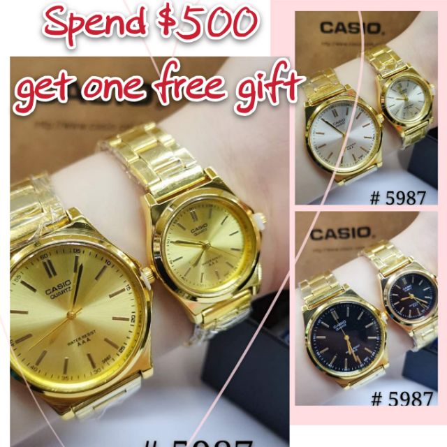 Casio couple outlet watch price list