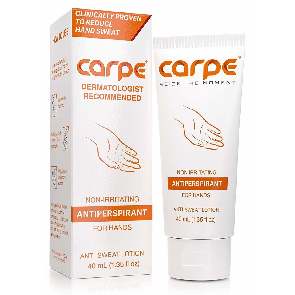 Carpe Antiperspirant Hand Lotion for Hand Hyperhidrosis Shopee Philippines