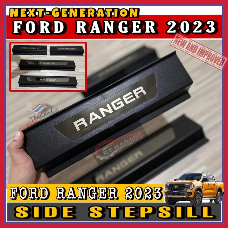 NEXT GENERATION FORD RANGER 2023-2024 SIDE STEP SILL (ford ranger 2023 ...