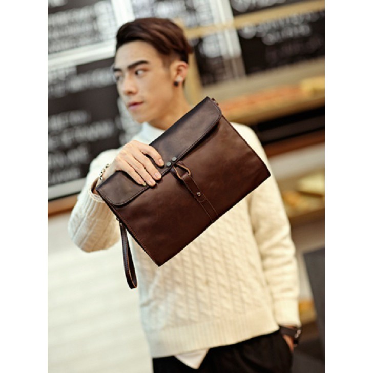 Retro Leather Men's Cluth | Shopee Philippines