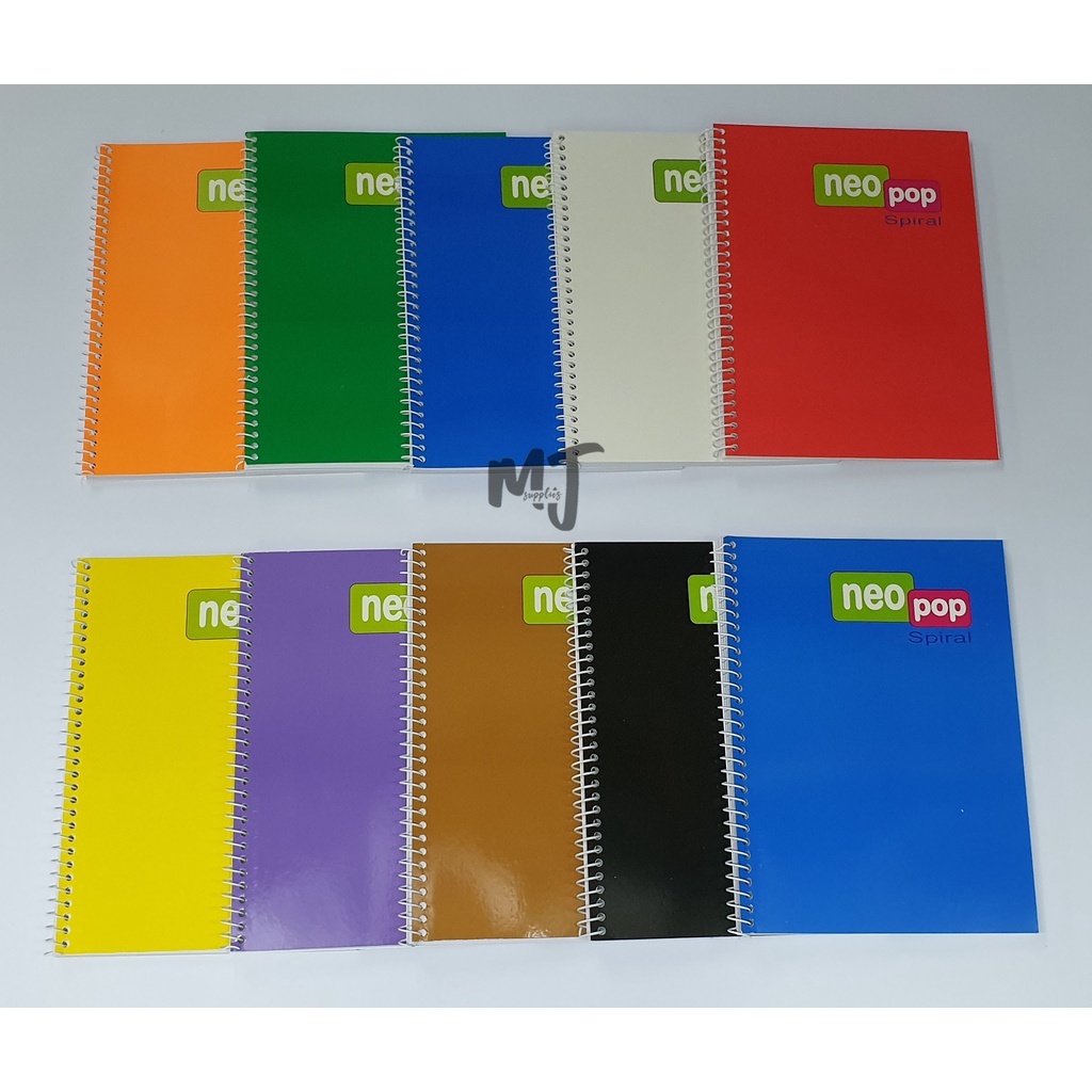 10 PCS. Spiral BUBBLES/ NEOPOP/ HOTS/ ADVANCE Assorted Notebook 80 ... 