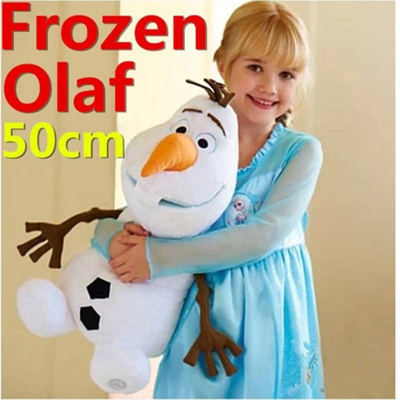 Olaf Disney Plush Frozen Snowman Stuffed Doll Toy Sparkle 12 20 '' 23 30  50 cm