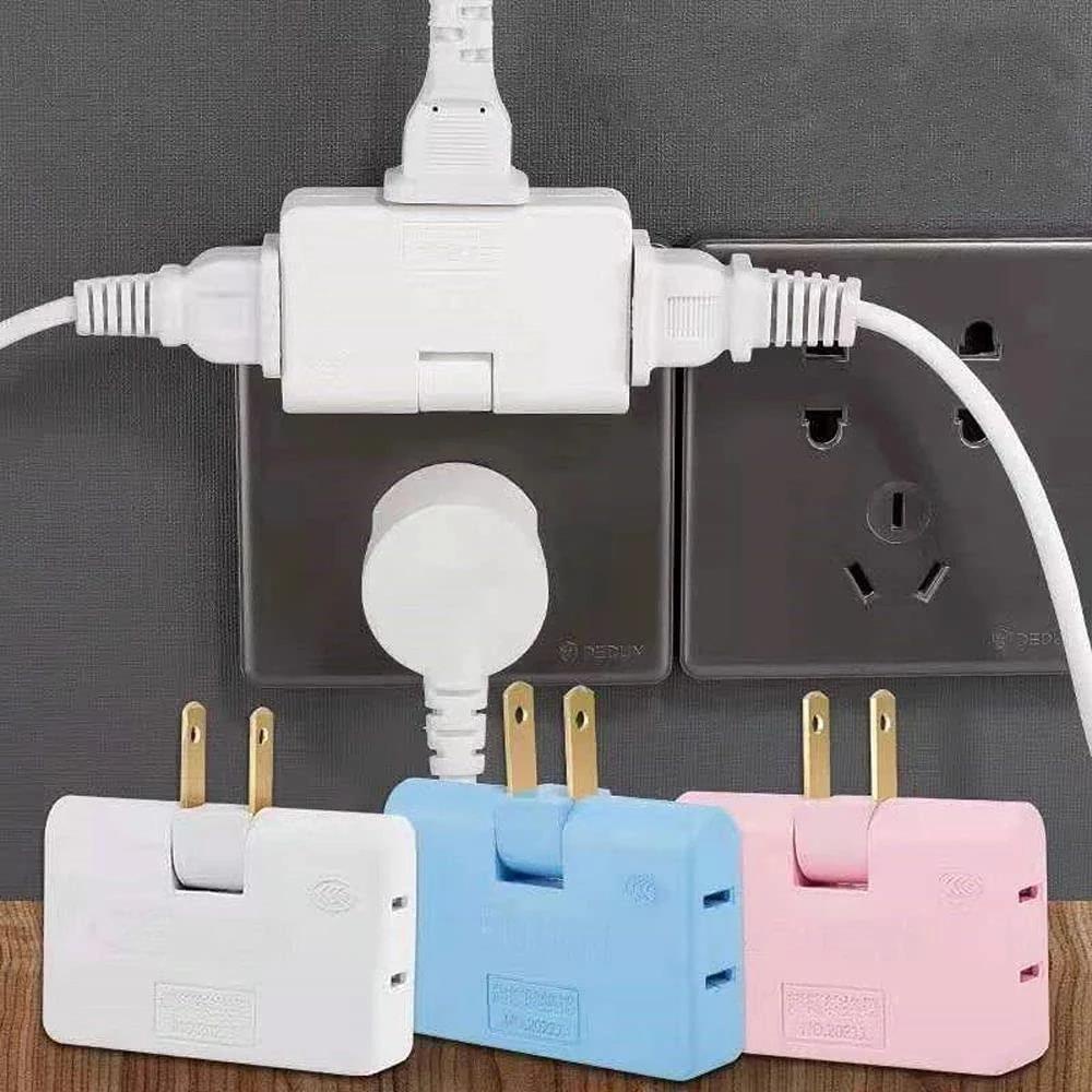 Rotatable Socket Converter 180 Degree Multi Plug Slim Wireless Outlet ...