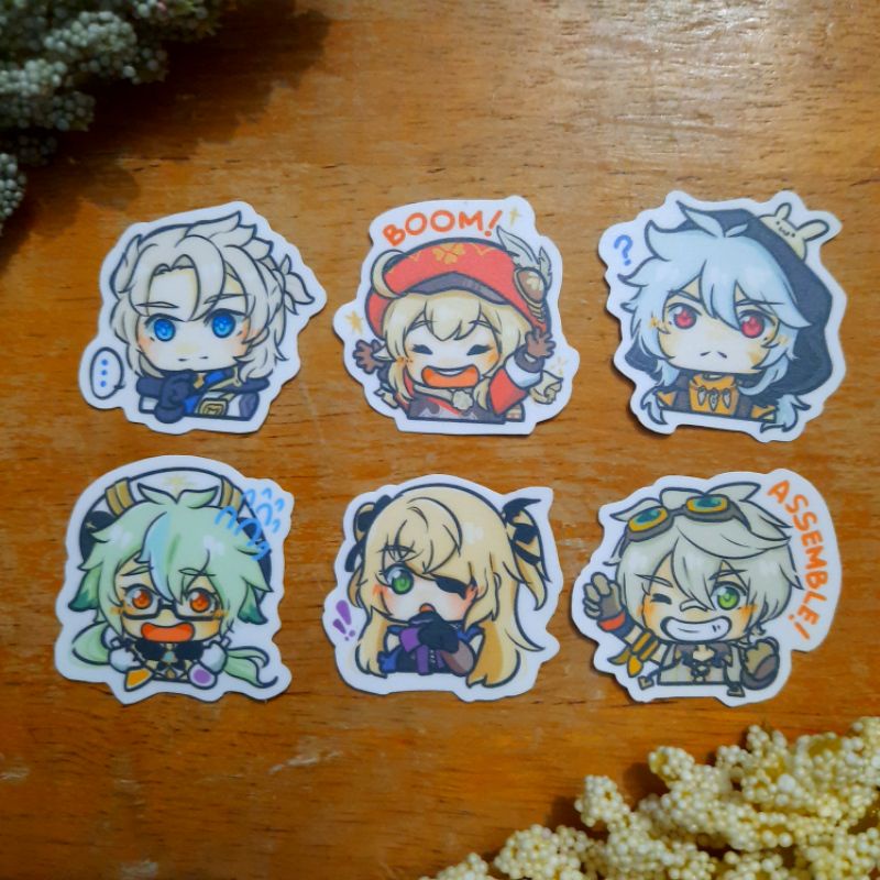 Genshin Impact: Mondstadt Stickers (1.5" Laminated) | Shopee Philippines